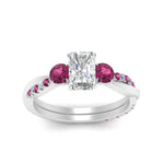 Load image into Gallery viewer, three-stone-twisted-radiant-cut-vine-diamond-ring-with-pink-sapphire-in-white-gold-FDENS3301RARGSADRPI-NL-WG.jpg
