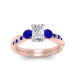 Load image into Gallery viewer, three-stone-twisted-radiant-cut-vine-diamond-ring-with-sapphire-in-rose-gold-FDENS3301RARGSABL-NL-RG.jpg
