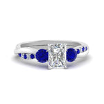 Load image into Gallery viewer, three-stone-twisted-radiant-cut-vine-diamond-ring-with-sapphire-in-white-gold-FDENS3301RARGSABL-NL-WG.jpg
