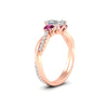 Load image into Gallery viewer, three-stone-twisted-radiant-cut-vine-pink-sapphire-engagement-ring-in-rose-gold-fdens3301rargsadrpiangle2-nl-rg.jpg