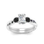 Load image into Gallery viewer, three-stone-twisted-radiant-cut-vine-ring-with-black-diamond-in-white-gold-FDENS3301RARGBLACK-NL-WG.jpg
