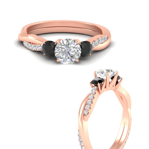 three-stone-twisted-round-cut-vine-black-diamond-engagement-ring-in-rose-gold-fdens3301rorgblackangle3-nl-rg.jpg