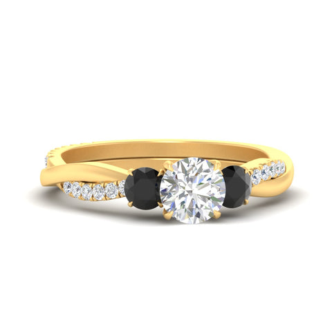 three-stone-twisted-round-cut-vine-black-diamond-engagement-ring-in-yellow-gold-fdens3301rorgblacksleep-nl-yg.jpg