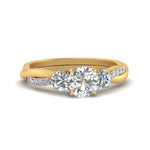 Load image into Gallery viewer, three-stone-twisted-round-cut-vine-diamond-ring-in-yellow-gold-FDENS3301ROR-NL-YG.jpg