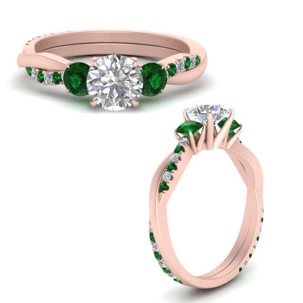 three-stone-twisted-round-cut-vine-diamond-ring-with-emerald-in-rose-gold-FDENS3301RORGEMGR-NL-RG.jpg