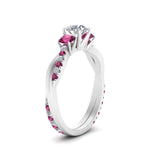 Load image into Gallery viewer, three-stone-twisted-round-cut-vine-diamond-ring-with-pink-sapphire-in-white-gold-FDENS3301RORGSADRPI-NL-WG.jpg