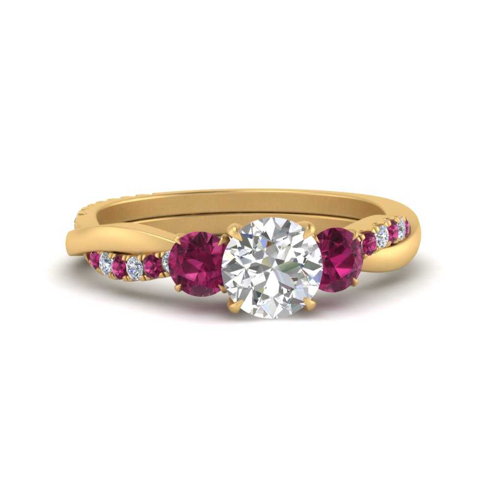three-stone-twisted-round-cut-vine-diamond-ring-with-pink-sapphire-in-yellow-gold-FDENS3301RORGSADRPI-NL-YG.jpg