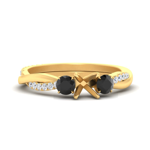three-stone-twisted-semi-mount-vine-black-diamond-engagement-ring-in-yellow-gold-fdens3301smrgblacksleep-nl-yg.jpg
