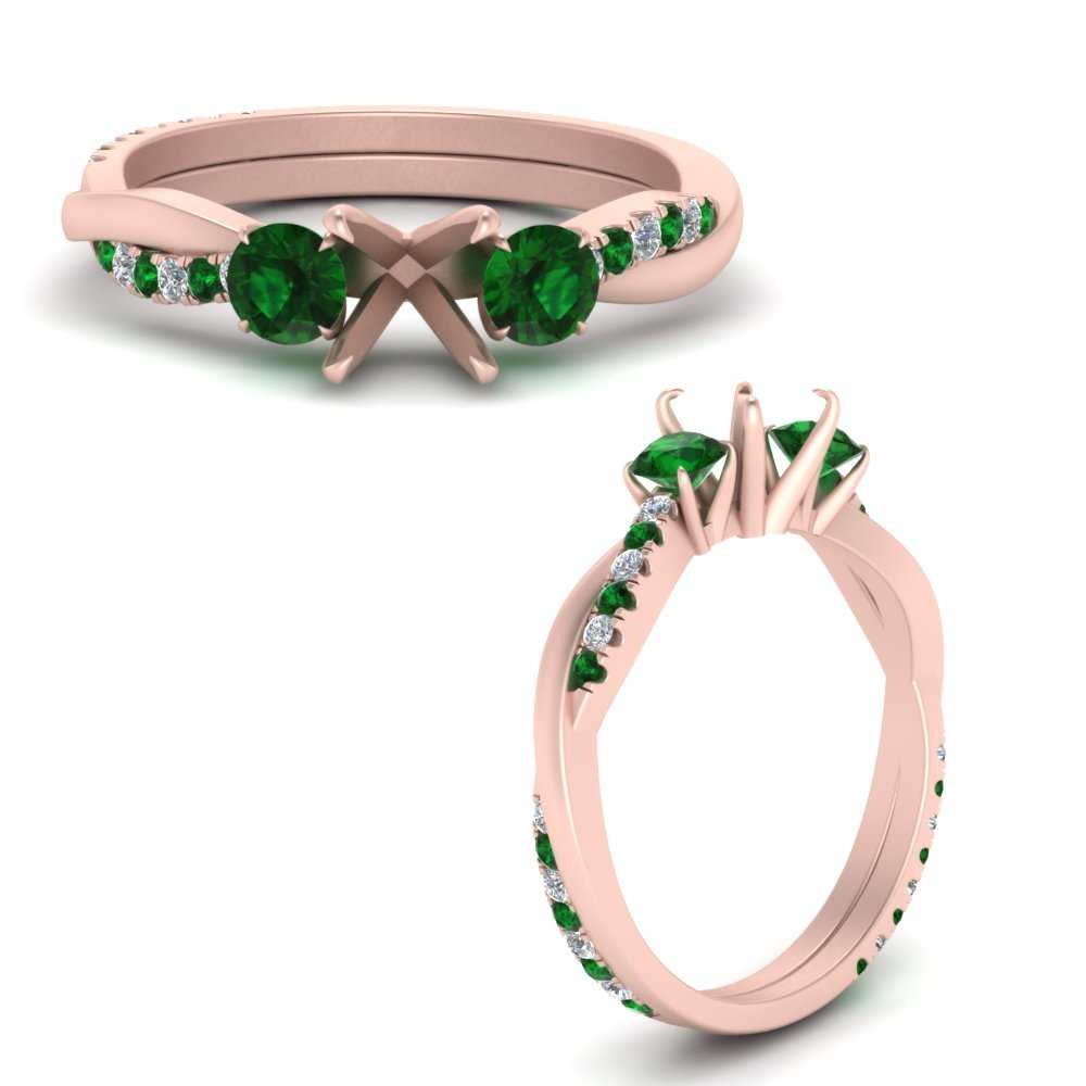 three-stone-twisted-semi-mount-vine-diamond-ring-with-emerald-in-rose-gold-FDENS3301SMRGEMGR-NL-RG.jpg