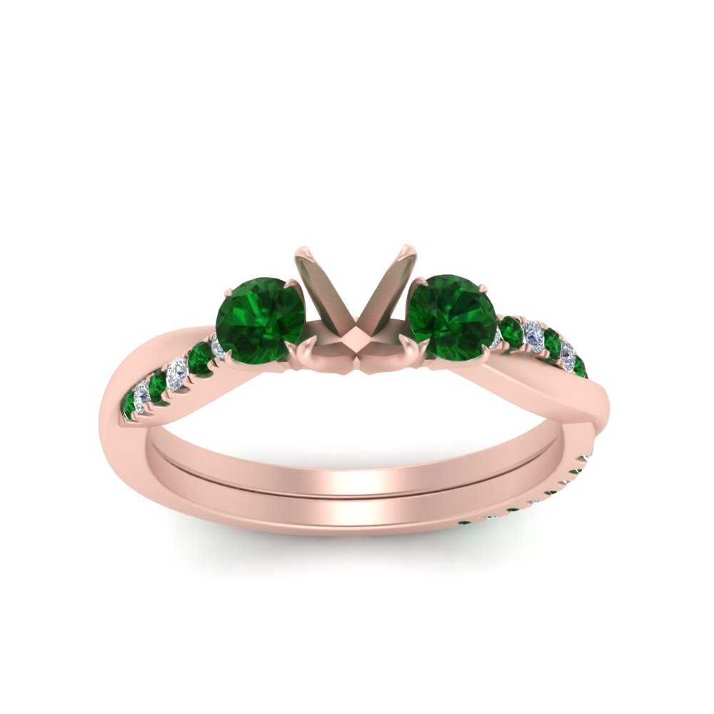 three-stone-twisted-semi-mount-vine-diamond-ring-with-emerald-in-rose-gold-FDENS3301SMRGEMGR-NL-RG.jpg