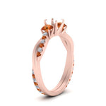 Load image into Gallery viewer, three-stone-twisted-semi-mount-vine-diamond-ring-with-orange-sapphire-in-rose-gold-FDENS3301SMRGSAOR-NL-RG.jpg
