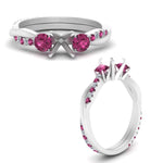 Load image into Gallery viewer, three-stone-twisted-semi-mount-vine-diamond-ring-with-pink-sapphire-in-white-gold-FDENS3301SMRGSADRPI-NL-WG.jpg
