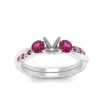 Load image into Gallery viewer, three-stone-twisted-semi-mount-vine-diamond-ring-with-pink-sapphire-in-white-gold-FDENS3301SMRGSADRPI-NL-WG.jpg

