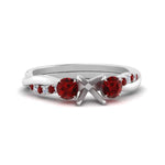Load image into Gallery viewer, three-stone-twisted-semi-mount-vine-diamond-ring-with-ruby-in-white-gold-FDENS3301SMRGRUDR-NL-WG.jpg
