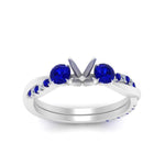 Load image into Gallery viewer, three-stone-twisted-semi-mount-vine-diamond-ring-with-sapphire-in-white-gold-FDENS3301SMRGSABL-NL-WG.jpg

