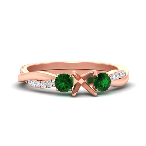 three-stone-twisted-semi-mount-vine-emerald-engagement-ring-in-rose-gold-fdens3301smrgemgrsleep-nl-rg.jpg