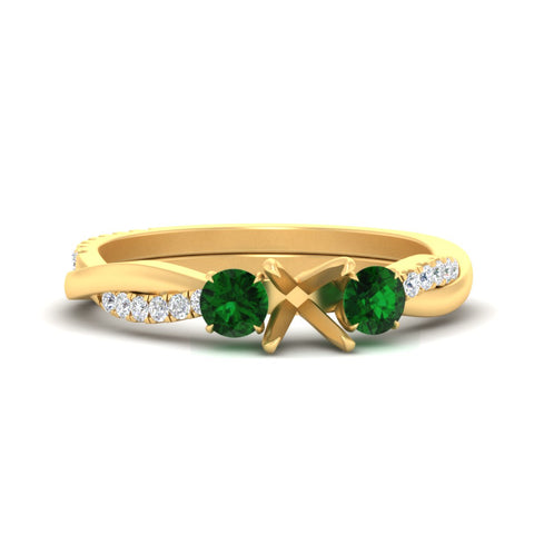 three-stone-twisted-semi-mount-vine-emerald-engagement-ring-in-yellow-gold-fdens3301smrgemgrsleep-nl-yg.jpg