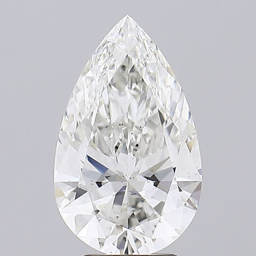 4.08 Carat Pear Cut Lab Grown Diamond VS2 G