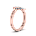 Load image into Gallery viewer, Tiara Pear Bezel Wedding Ring Set
