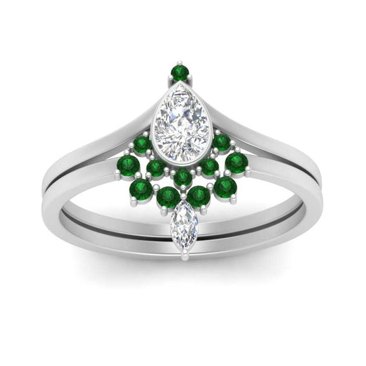 tiara-pear-bezel-emerald-wedding-ring-set-in-white-gold-FD1046PEGEMGRANGLE5-NL-WG?v=1761911422
