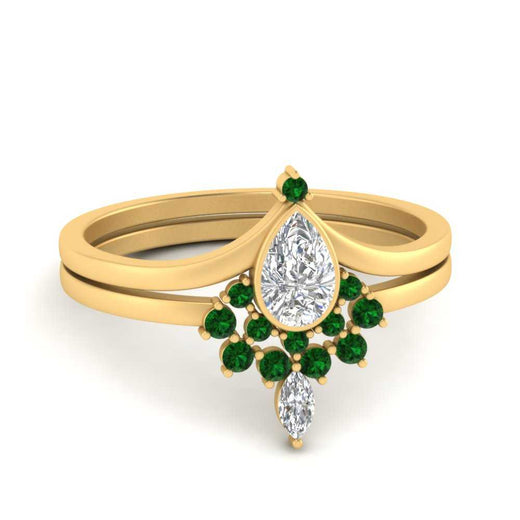 tiara-pear-bezel-emerald-wedding-ring-set-in-yellow-gold-FD1046PEGEMGR-NL-YG?v=1761911422