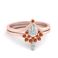 Thumbnail 11 - tiara-pear-bezel-orange-sapphire-wedding-ring-set-in-rose-gold-FD1046PEGSAOR-NL-RG?v=1761911422