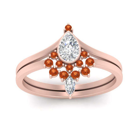 tiara-pear-bezel-orange-sapphire-wedding-ring-set-in-rose-gold-FD1046PEGSAORANGLE5-NL-RG?v=1761911422