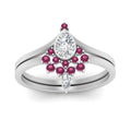 Thumbnail 43 - tiara-pear-bezel-pink-sapphire-wedding-ring-set-in-white-gold-FD1046PEGSADRPIANGLE5-NL-WG?v=1761911422