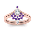 Thumbnail 34 - tiara-pear-bezel-purple-topaz-wedding-ring-set-in-rose-gold-FD1046PEGVITOANGLE5-NL-RG?v=1761911422