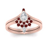 Load image into Gallery viewer, tiara-pear-bezel-ruby-wedding-ring-set-in-rose-gold-FD1046PEGRUDRANGLE5-NL-RG?v=1761911422