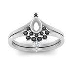 Load image into Gallery viewer, tiara-semi-mount-bezel-black-diamond-wedding-ring-set-in-white-gold-FD1046SMGBLACKANGLE5-NL-WG?v=1757575017