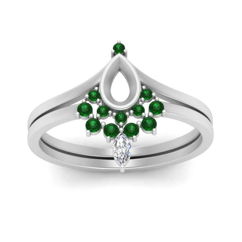 tiara-semi-mount-bezel-emerald-wedding-ring-set-in-white-gold-FD1046SMGEMGRANGLE5-NL-WG?v=1757575017
