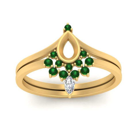 tiara-semi-mount-bezel-emerald-wedding-ring-set-in-yellow-gold-FD1046SMGEMGRANGLE5-NL-YG?v=1757575017