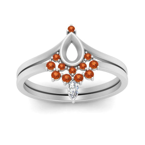 tiara-semi-mount-bezel-orange-sapphire-wedding-ring-set-in-white-gold-FD1046SMGSAORANGLE5-NL-WG?v=1757575017