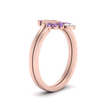 Load image into Gallery viewer, tiara-semi-mount-bezel-purple-topaz-wedding-ring-set-in-rose-gold-FD1046SMGVITOANGLE2-NL-RG?v=1757575017