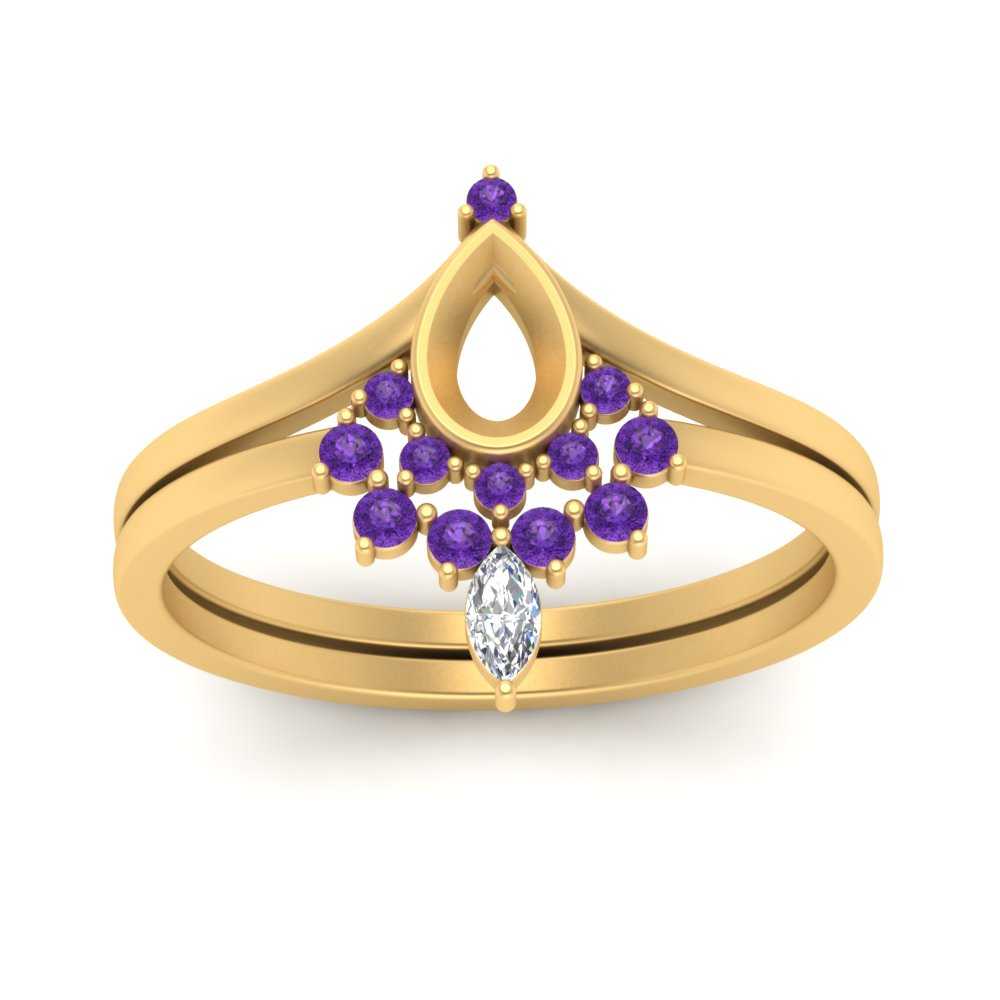 tiara-semi-mount-bezel-purple-topaz-wedding-ring-set-in-yellow-gold-FD1046SMGVITOANGLE5-NL-YG?v=1757575017