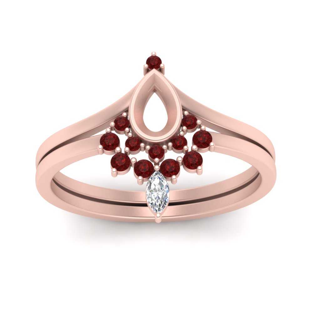tiara-semi-mount-bezel-ruby-wedding-ring-set-in-rose-gold-FD1046SMGRUDRANGLE5-NL-RG?v=1757575017