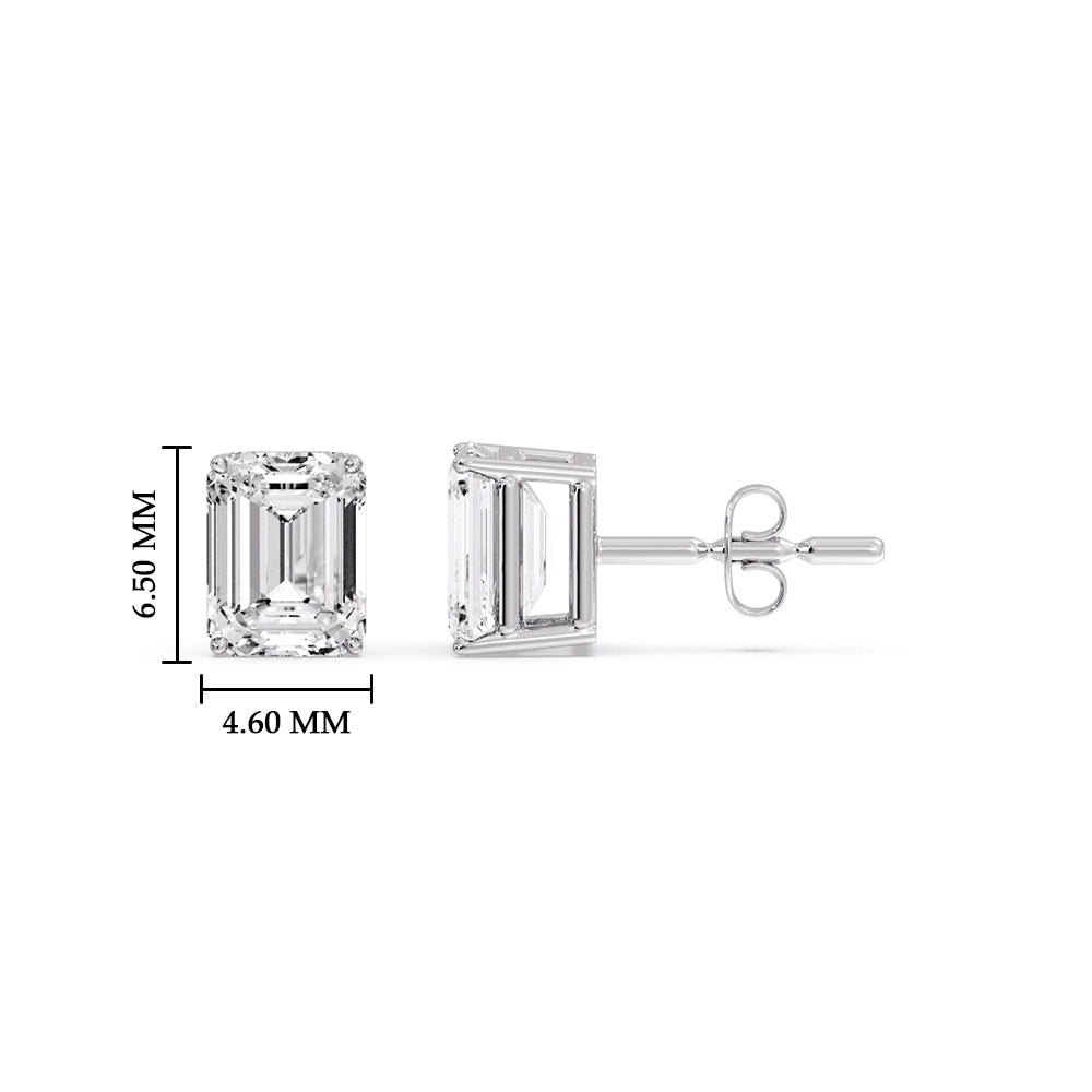 timeless-emerald-cut-diamond-stud-earrings-one-carat-diamond-in-platinum-FD-EAR10411EMANGLE2-1.00CT-NL-WG-HW