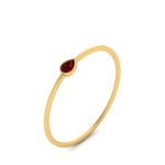 Load image into Gallery viewer, tiny-pear-ruby-stacking-ring-in-yellow-gold-FD9394PERGRUDR-NL-YG.jpg
