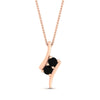 Load image into Gallery viewer, together-forever-black-diamond-two-stone-bypass-pendant-in-FDPD11485GBLACKANGLE1-NL-RG