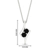 Load image into Gallery viewer, together-forever-black-diamond-two-stone-bypass-pendant-in-FDPD11485GBLACKANGLE1-NL-WG