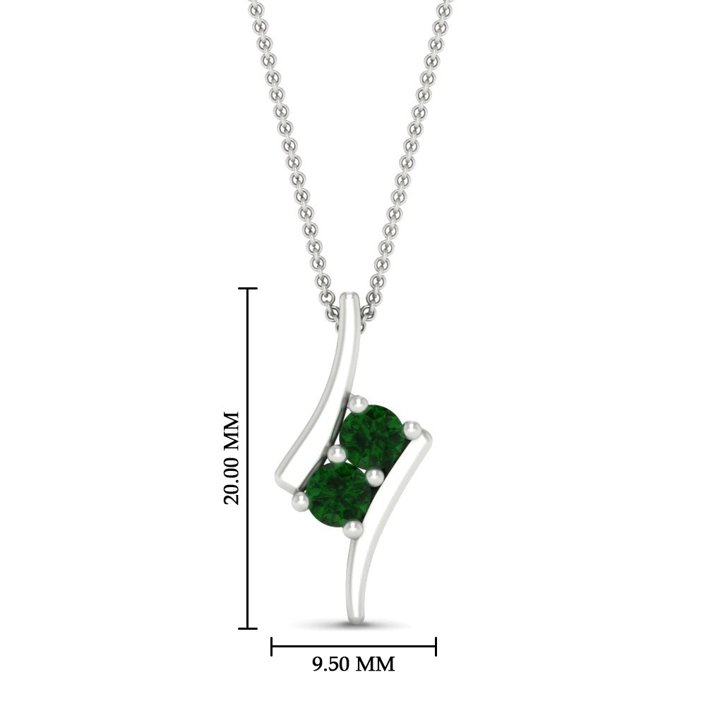 together-forever-emerald-two-stone-bypass-pendant-in-FDPD11485GEMGRANGLE1-NL-WG