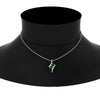 Load image into Gallery viewer, together-forever-emerald-two-stone-bypass-pendant-in-FDPD11485GEMGRANGLE1-NL-WG