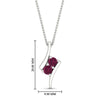 Load image into Gallery viewer, together-forever-pink-sapphire-two-stone-bypass-pendant-in-FDPD11485GSADRPIANGLE1-NL-WG