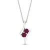 Load image into Gallery viewer, together-forever-pink-sapphire-two-stone-bypass-pendant-in-FDPD11485GSADRPIANGLE1-NL-WG