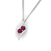 Load image into Gallery viewer, together-forever-pink-sapphire-two-stone-bypass-pendant-in-FDPD11485GSADRPIANGLE1-NL-WG