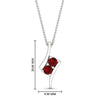 Load image into Gallery viewer, together-forever-ruby-two-stone-bypass-pendant-in-FDPD11485GRUDRANGLE1-NL-WG