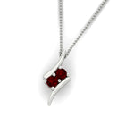 Load image into Gallery viewer, together-forever-ruby-two-stone-bypass-pendant-in-FDPD11485GRUDRANGLE1-NL-WG
