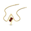 Load image into Gallery viewer, together-forever-ruby-two-stone-bypass-pendant-in-FDPD11485GRUDRANGLE1-NL-YG