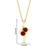 Load image into Gallery viewer, together-forever-ruby-two-stone-bypass-pendant-in-FDPD11485GRUDRANGLE1-NL-YG